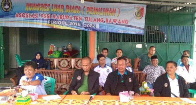 Kongres PSSI Tulang Bawang Pilih Ketua dan Pengurus Baru