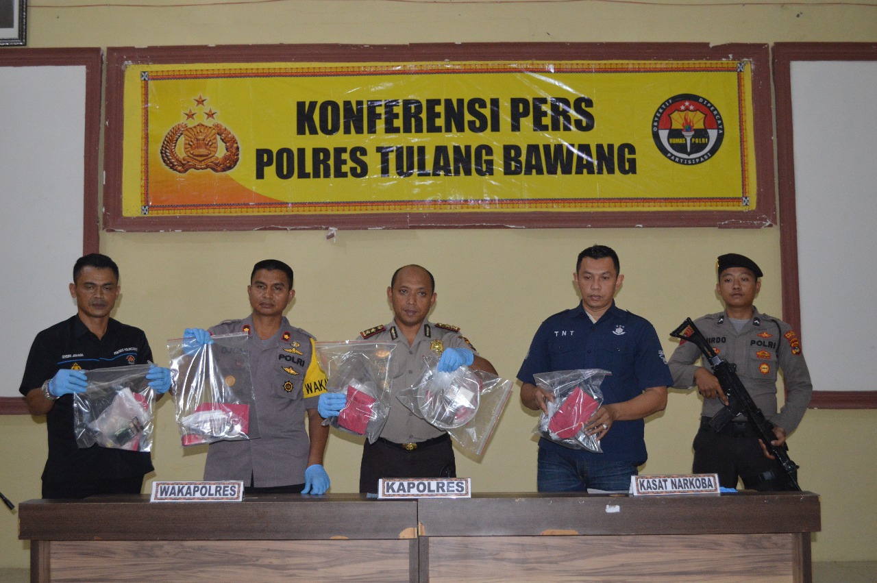 Reskrim Polres Tulang Bawang Tangkap 14 Penjahat, 5 Diantaranya Spesialis Pembobol ATM di 16 TKP