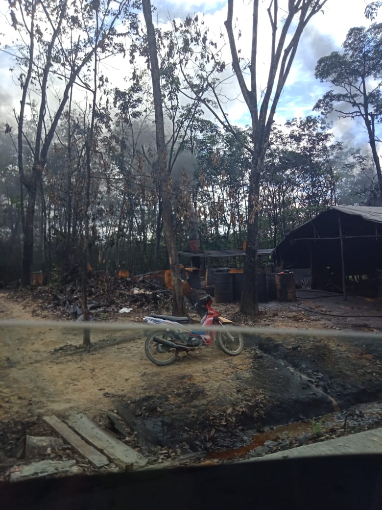 Aparat dan Pemerintah Tindak Tegas Masaan Minyak Ilegal B5 Tanjung Keputaran Meresahkan Warga Setempat