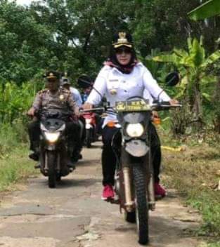 Kunjungan ke Rawajitu, Bupati Tulangbawang Hadiri Peringatan Maulid Nabi