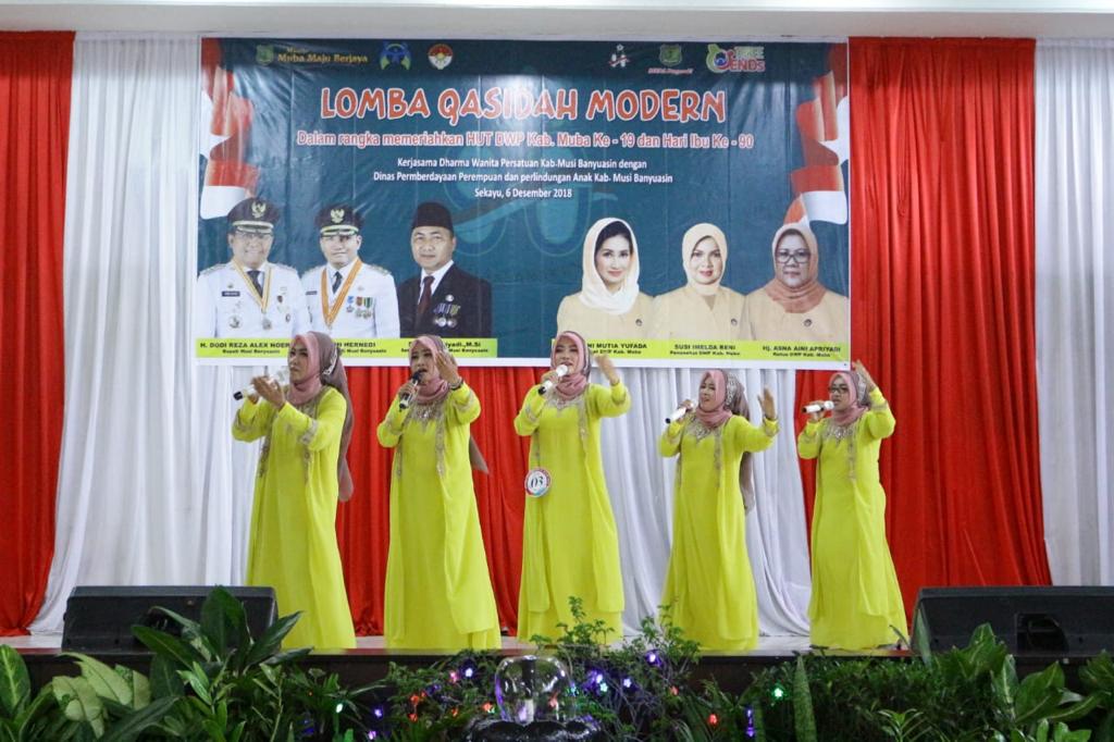 Thia Yufada Dodi Reza MenJalin Keakraban dan Prestasi Masyarakat Muba Melalui Lomba Qasidah