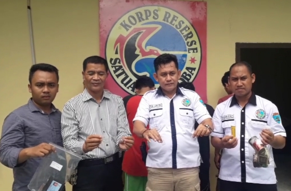 PNS Kesbangpol Heri Saptono Ditangkap Tim Satres Narkoba Polres Tanggamus