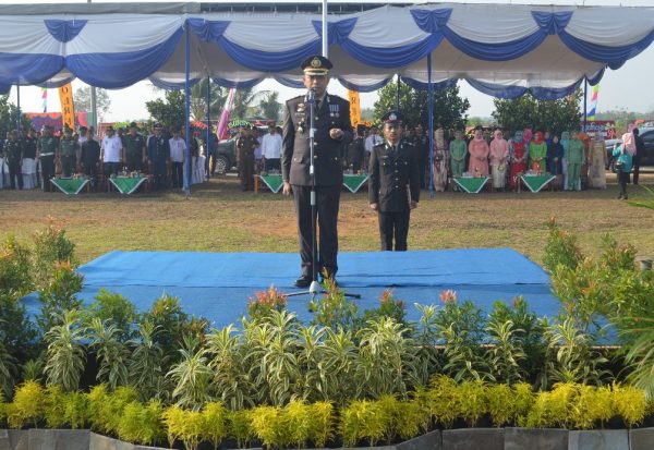 Upacara HUT Bhayangkara Ke-73, Kapolres Tuba Syaiful Wahyudi Bacakan sambutan Presiden RI