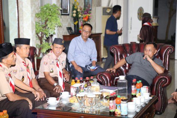 Audiensi Dengan Plt Bupati Lamsel, Pramuka Unila Sampaikan Akan Gelar Baksos di Desa Sukaraja