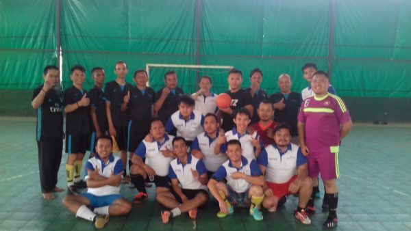 Tim Futsal PORWANAS PWI Lampung Tanding Persahabatan