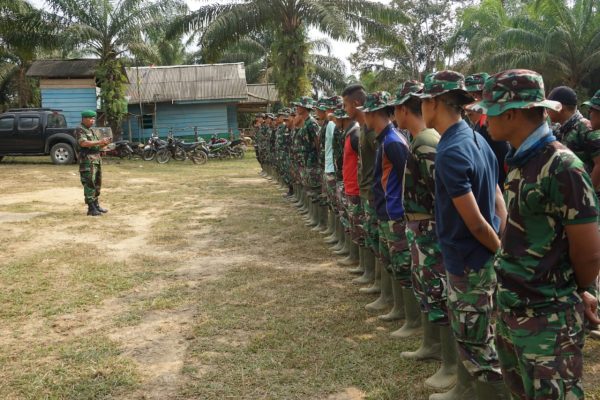 Pasiter Dim 0401/Muba Pimpin Apel Kesiapan Satgas V TMMD