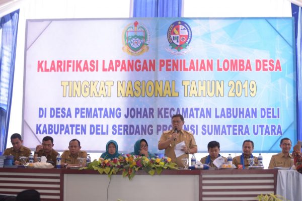 Desa Pematang Johar, Desa Terbaik 5 Besar Tingkat Regional Sumatera  Menuju Terbaik Nasional
