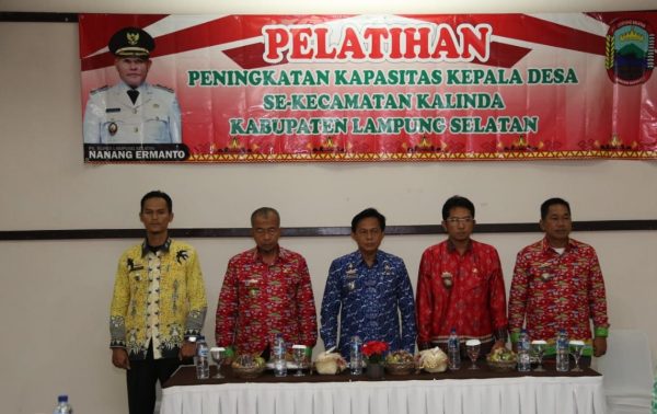 24 Kades se-Kecamatan Kalianda Ikuti Pelatihan Peningkatan Kapasitas Kepemimpinan