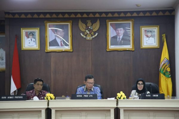 Gubernur Lampung : Peringatan HUT RI ke-74 Harus Meriah dan Berkesan