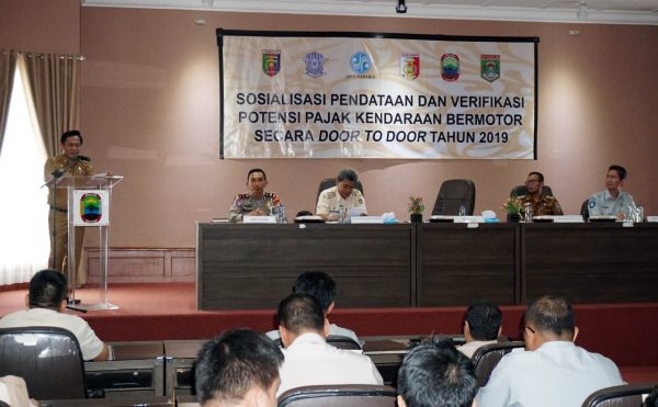 Tunggakan PKB Rp1,2 Triliun, Bapenda Lampung Sosialisasi Pendataan dan Verifikasi Potensi Penerimaan Pajak Di Lamsel