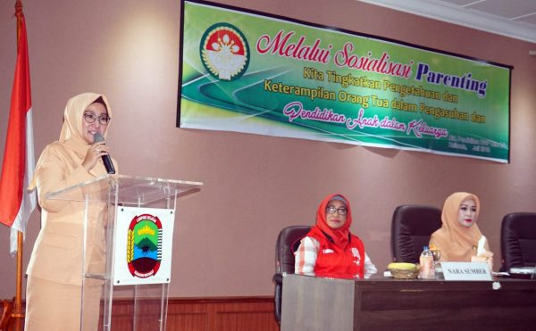 Tingkatkan Pengetahuan dan Keterampilan, DWP Lamsel Adakan Pelatihan Mendongeng dan Sosialisasi Tentang Perlindungan Anak