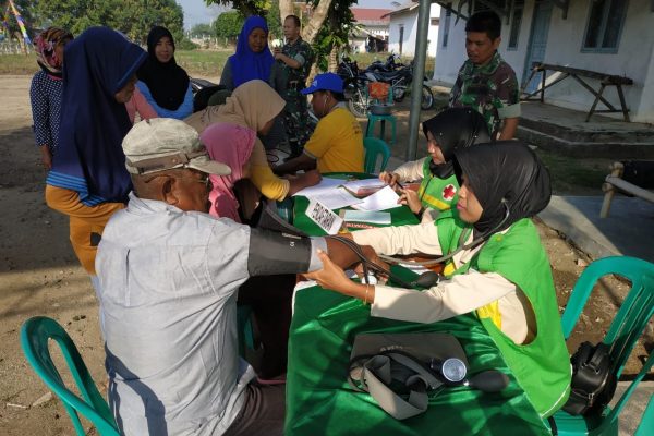 TMMD ke-105 Kodim 0426 Tuba Gelar Pengobatan Gratis