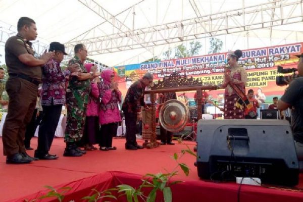 Meriahkan HUT ke-73, Pemkab Lamteng Gelar Fetival Kopiah Emas, Pemilihan Muli-Mekhanai dan Pesta Rakyat