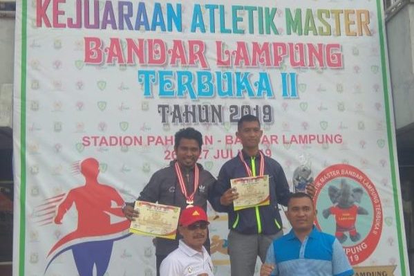 Prajurit Yonif 9 Brigif 5 Marinir/BS Raih Medali Emas Pada Kejurnas Atletik Master Terbuka II