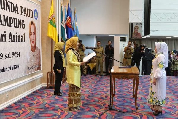 Riana Sari Arinal Resmi Jadi Bunda PAUD Provinsi Lampung 2019-2024