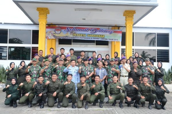 Menwa Se-Lampung Ikuti Sarasehan Pemberdayaan Wilayah Pertahanan Negara