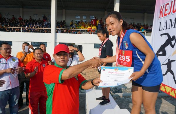 Nanang Ermanto Buka Kejurda Atletik Lampung Selatan Open 2019