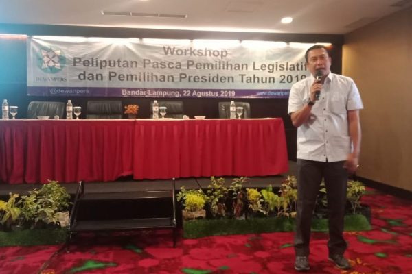 Dewan Pers Gelar Workshop di Bandar Lampung