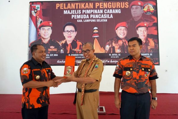 Priyanto Minta Pemuda Pancasila Ikut Kawal Pembanguan Lamsel