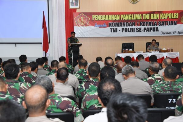 Panglima TNI: Jaga Sinergitas Prajurit TNI dan Polri di Lapangan