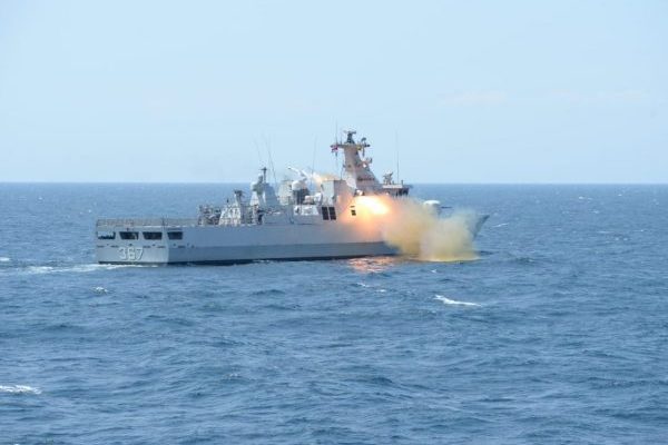 Kogaslagab TNI Berhasil Hancurkan Musuh Dengan Peluru Kendali Exocet MM 40 Block-3