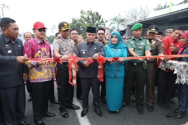 Seratus Persen Rampung, Jembatan Patriot Diresmikan Plt Bupati Lamsel
