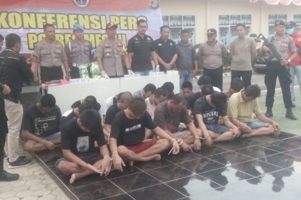 Polres Mesuji Gelar Konferensi Pers Hasil Operasi Antik 2019