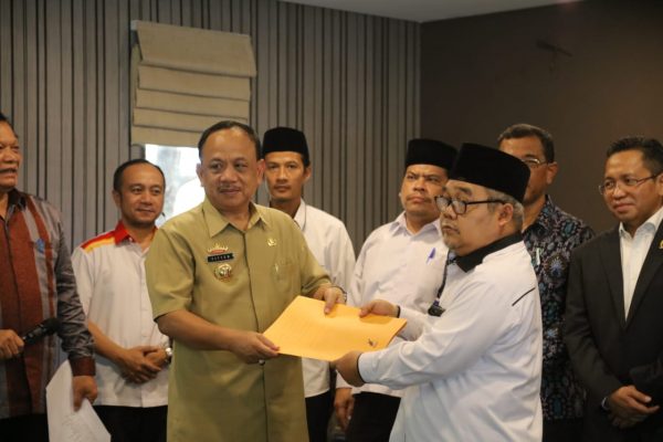 Gubernur Arinal Terima 7 Poin Kesepakatan Para Tokoh Untuk Menjaga Lampung Tetap Kondusif