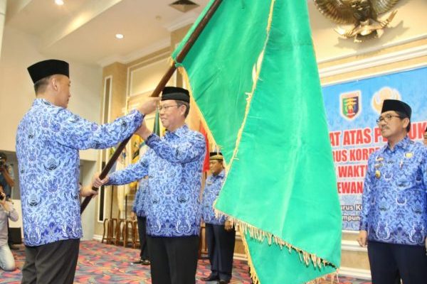 Pj. Sekdaprov Fahrizal Darminto Dikukuhkan sebagai Ketua Dewan Pengurus Korpri 2019-2024