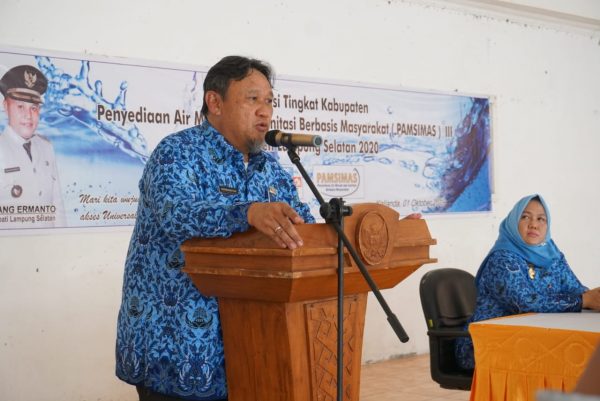 Asisten Ekobang Lamsel Buka Sosialisasi Kabupaten Program Pamsimas III