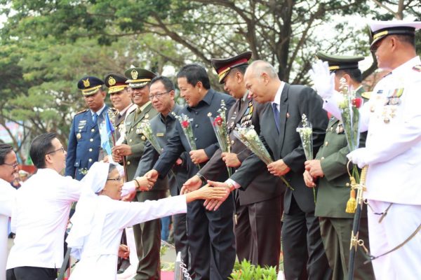 HUT TNI ke-74: Gubernur Apresiasi Atas Dedikasi Dan Integritas TNI-Polri Bagi Pembangunan Lampung