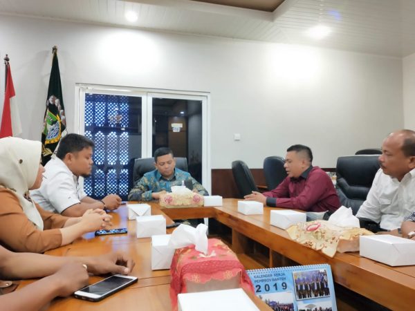 PWI Banten Audensi Dengan Ketua DPRD