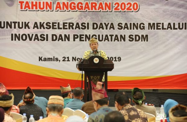Gubernur Arinal Serahkan DIPA 2020 Bupat-Walikota, Kekuatan Fiskal Lampung Capai Rp43.23 Triliun