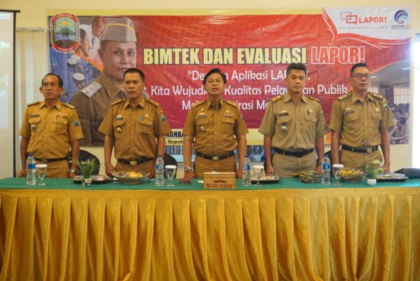 Tingkatkan Kualitas Layanan Masyarakat, DisKominfo Lamsel Gelar Bimtek dan Evaluasi LAPOR