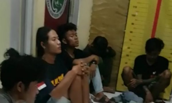 9 Anggota Komunitas Vespa Diamankan Satresnarkoba Tanggamus Dugaan Penyalahguna Narkotika