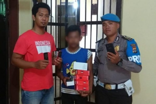 Pembobol Konter HP Berhasil Diamankan Petugas Tim Gabungan