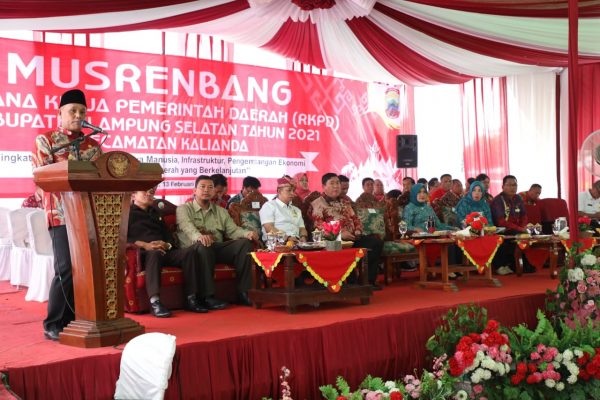 Ibu Kota Kabupaten, Kecamatan Kalianda Dapat Anggaran Pembangunan Rp75 Miliar