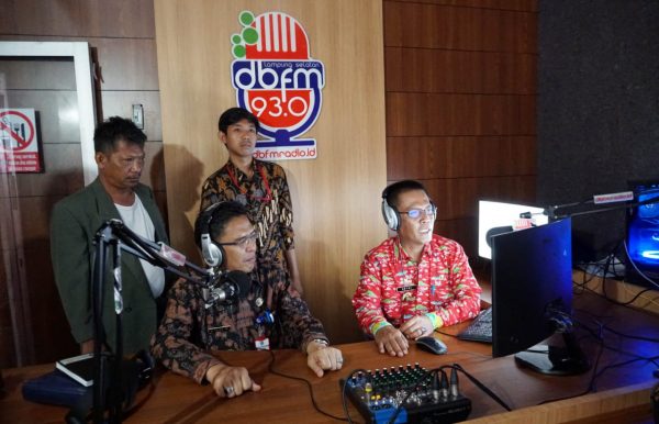 Dinas Kominfo Merangin Kunjungan Ke Kantor Dinas Kominfo dan Radio LPPL dbfm Lamsel