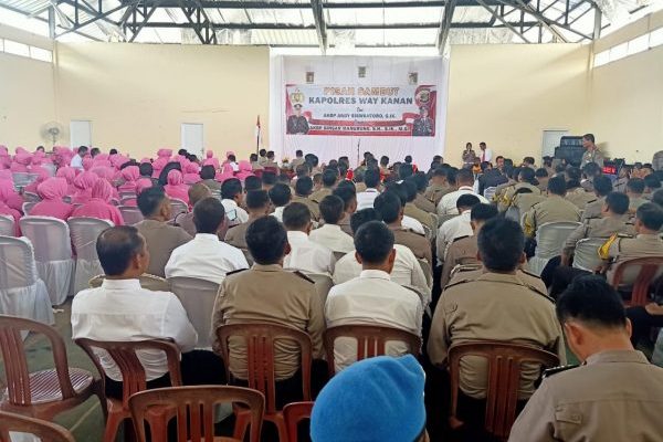 Pisah Sambut Kapolres, AKBP Binsar Manurung Ingin Jadikan Polres Way Kanan Sebagai Polres Terbaik