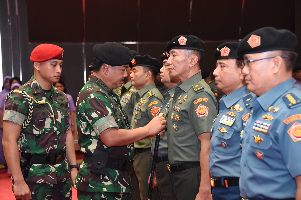 Panglima TNI Pimpin Sertijab Kapuspen TNI