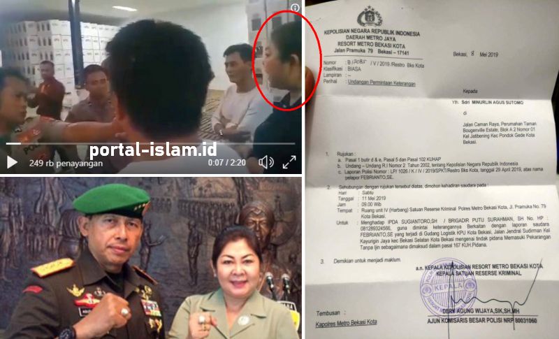 Protes Gudang KPU Istri Mantan Danjen Kopasus Dipanggil Polisi, Hari H Pemeriksaan Kasus Dibatalkan