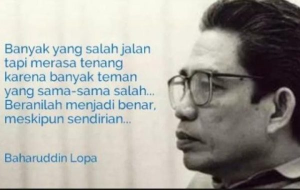 Jaksa Baharuddin Lopa Biang Kejujuran, Bila di Kepolisian ada Hoegeng Imam S