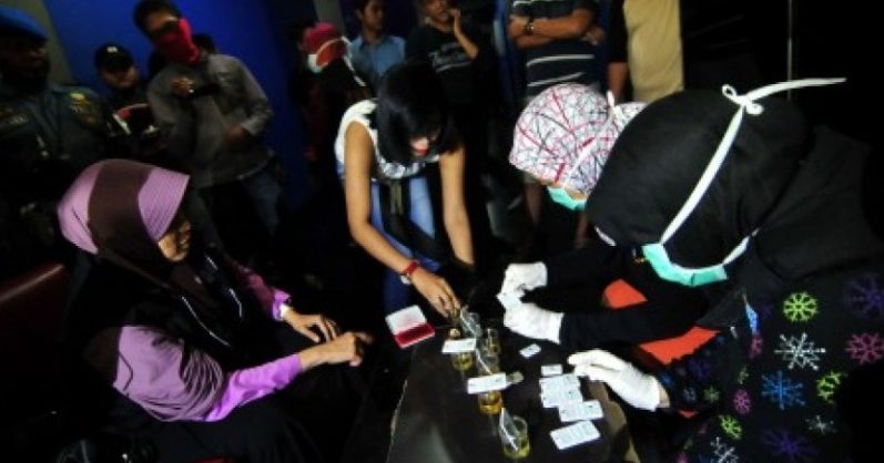 Razia Tempat Hiburan Malam di Bandarlampung Polresta Amankan 7 Pengunjung Positif Narkoba