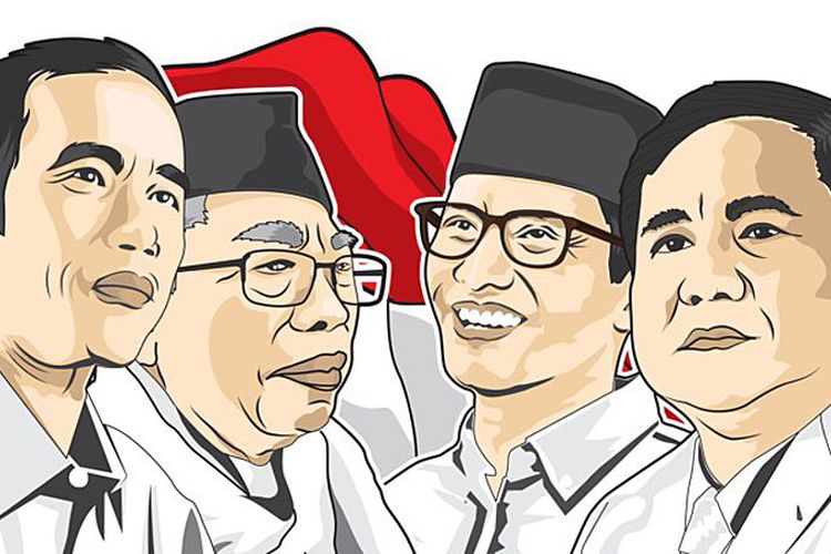 Dana Awal Kampanye Jokowi-Maâruf Rp 11,5 M, Prabowo-Sandi Rp 2 M