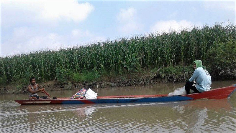 Way Sekampung Lampung Timur Tercemar Limbah, Warga Sulit Cari Ikan