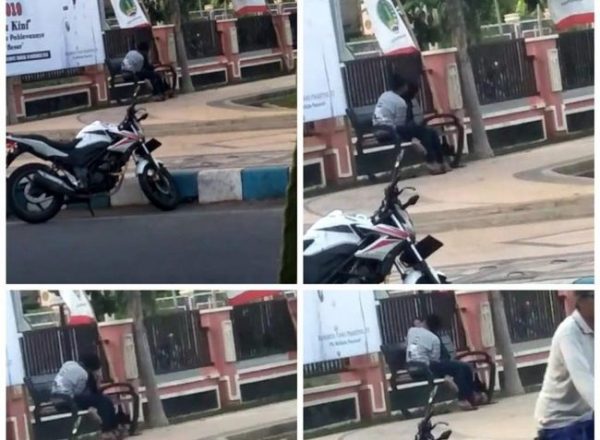 Viral Muda Mudi “Bercumbu” di Taman Jam Agung GOR Untuk Surapati