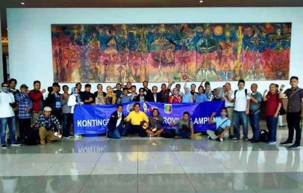 HPN 2020: Rombongan PWI Lampung Terbang ke Banjarmasin