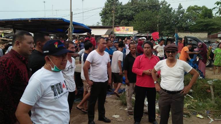 Bupati dan Wakil Bupati Tinjau Lokasi Kebakaran Pasar Pulungkencana