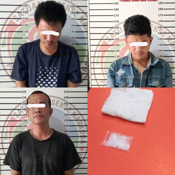 Tiga Warga Lampura Diamankan Hendak Pesta Sabu