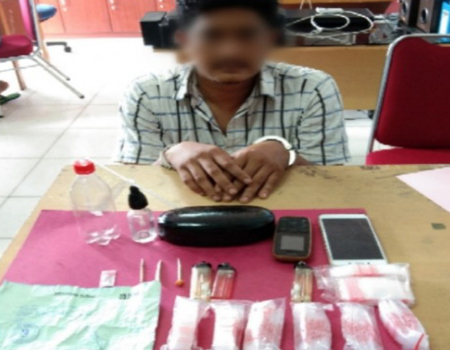 Pesta Sabu di Kosan, Oknum PNS Siak Ditangkap Polisi